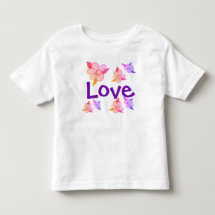 Bebé Camiseta de flores elegante para niños pequeños