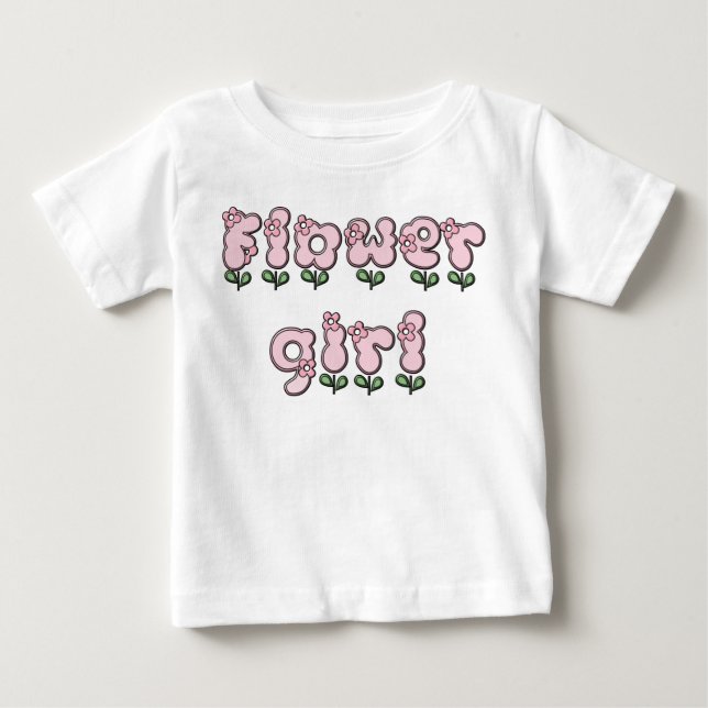Bebé Camiseta de Flower Girl (Anverso)