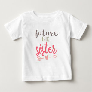 Bebé Camiseta de futuras hermanas grandes Chicas