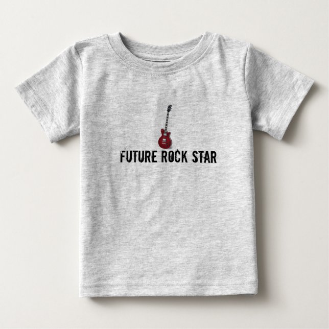 Bebé Camiseta de Future Rock Star (Anverso)