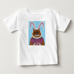 Bebé Camiseta de Gato Loco