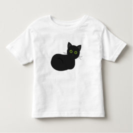 Bebé Camiseta de gato negro