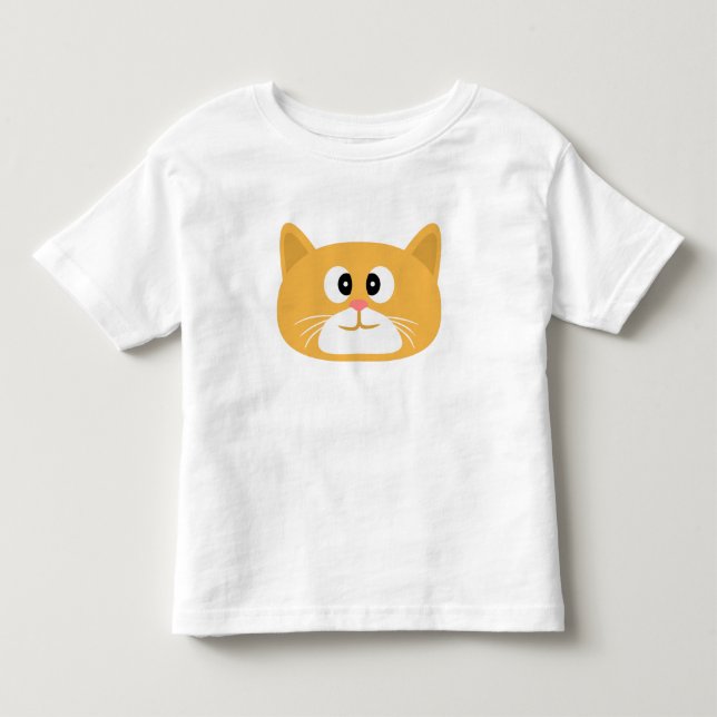 Bebé Camiseta de Ginger Cat Toddler (Anverso)