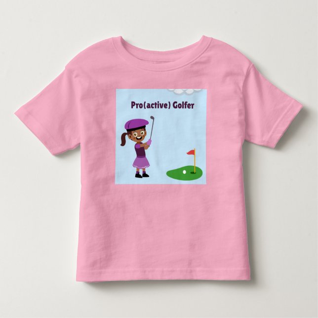 Bebé Camiseta de golfista pro(activo)  (Anverso)