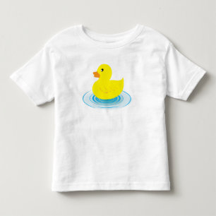 Bebé Camiseta de goma del volante del niño del pato