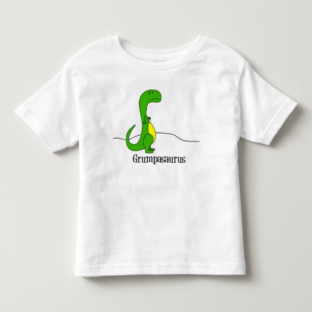 Bebé Camiseta de Grumpasaurus (Anverso)