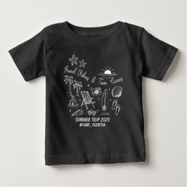 Bebé Camiseta de grupo a juego para viaje de verano en 