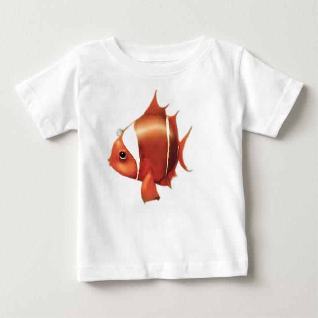 Bebé Camiseta de Guppie del Goldfish (Anverso)