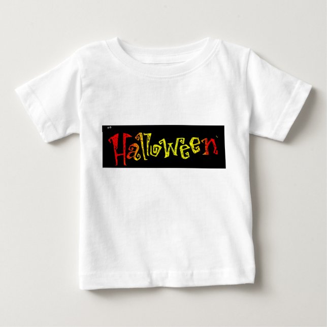 Bebé Camiseta de Halloween (Anverso)