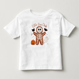 Bebé Camiseta de Halloween adorable de esqueleto de pan
