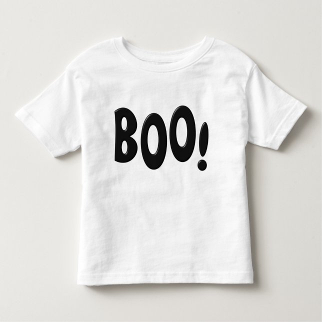 Bebé Camiseta de Halloween BOO (Anverso)