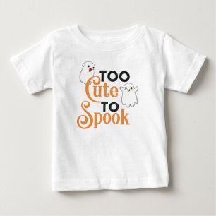 Bebé Camiseta de Halloween con ghost y calabaza para be