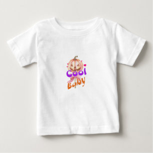 Bebé Camiseta de Halloween "Cool Baby" con piruleta de 