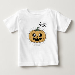 Bebé Camiseta de Halloween de calabaza Kawaii linda