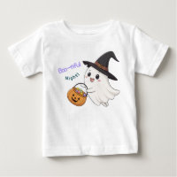 Camiseta de Halloween de fantasmas lindos para niñ