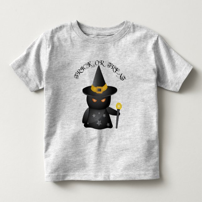 Bebé Camiseta de Halloween de la bruja (Anverso)