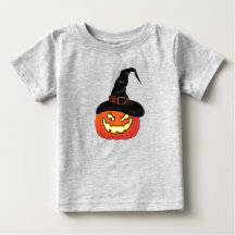 Camiseta de Halloween Jack O Lantern con sombrero 