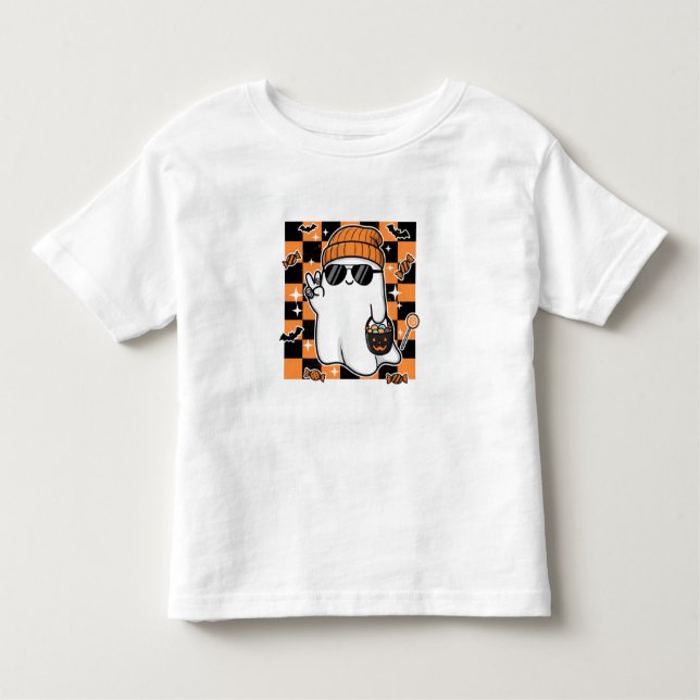 Bebé Camiseta de Halloween para niño pequeño (Anverso)