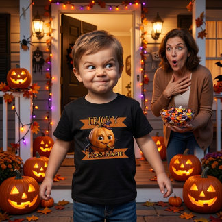 Bebé Camiseta de Halloween para niños con nombre person