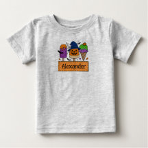 Camiseta de Halloween personalizable para niños