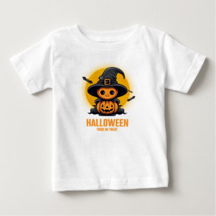 Bebé Camiseta de Halloween truco o trato