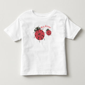 Bebé Camiseta de Hermana Mayor - Tema Mariquita