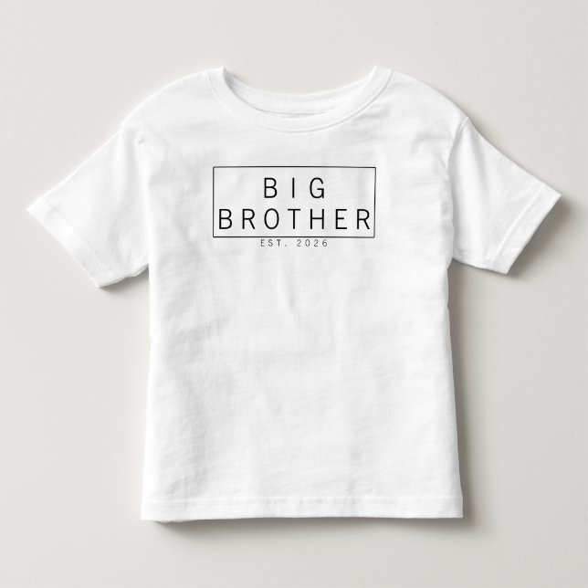 Bebé Camiseta de Hermano Mayor (Anverso)