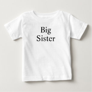 Bebé Camiseta de Hermano Mayor, Anuncio de Hermana Mayo