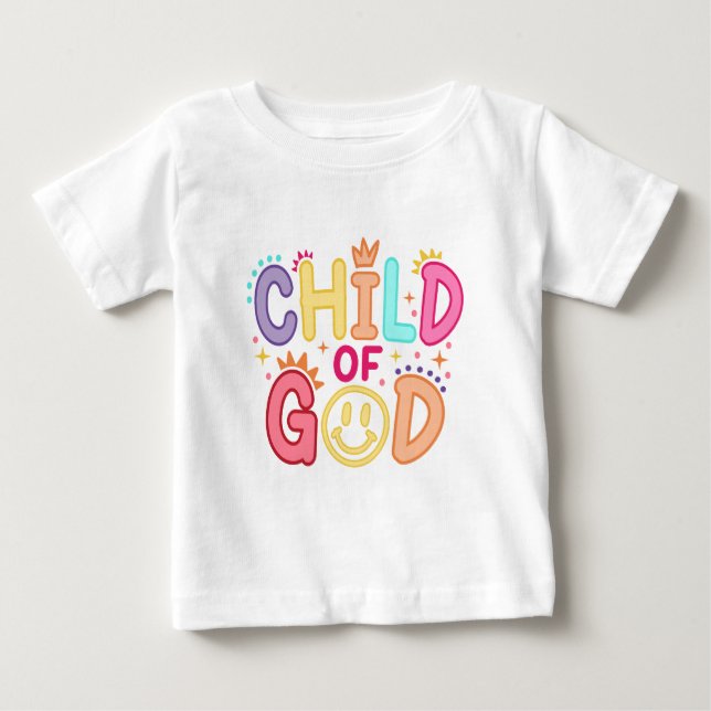 Bebé Camiseta de Hijo de Dios (Anverso)