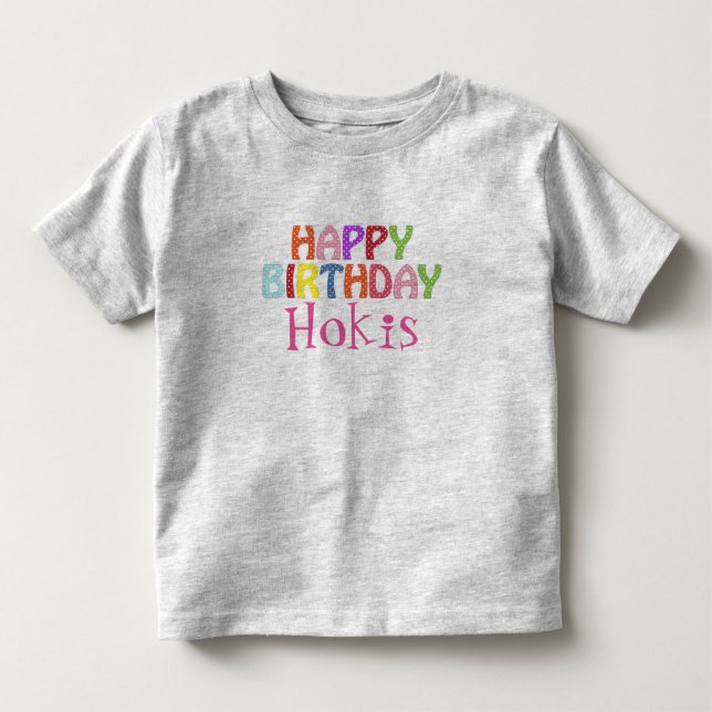 Bebé Camiseta de Hokis (Anverso)