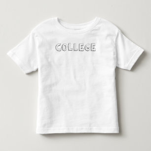 Bebé Camiseta de humor para niños universitarios - Cart