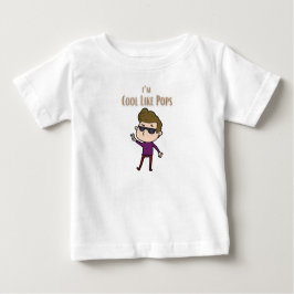 Bebé Camiseta de I'm cool like pops