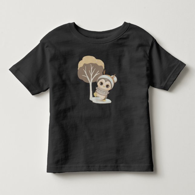Bebé Camiseta de invierno Boho Penguin Toddler (Anverso)