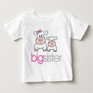 Bebé Camiseta de Invitación de embarazo de oveja grande