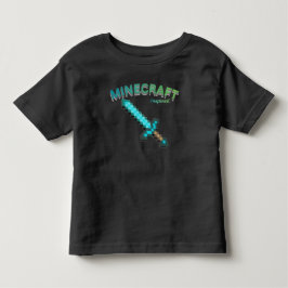 Bebé Camiseta de juego de espada pixel inspirada en Min