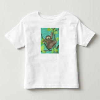 Bebé Camiseta de jungle Sloth