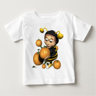 Bebé Camiseta de la abeja de la calabaza
