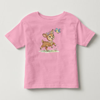 Bebé Camiseta de la aventura del pequeño ciervo