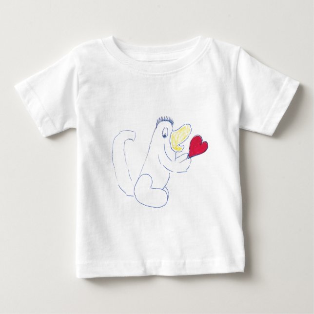 Bebé Camiseta de la camiseta de los niños de Love Bug (Anverso)