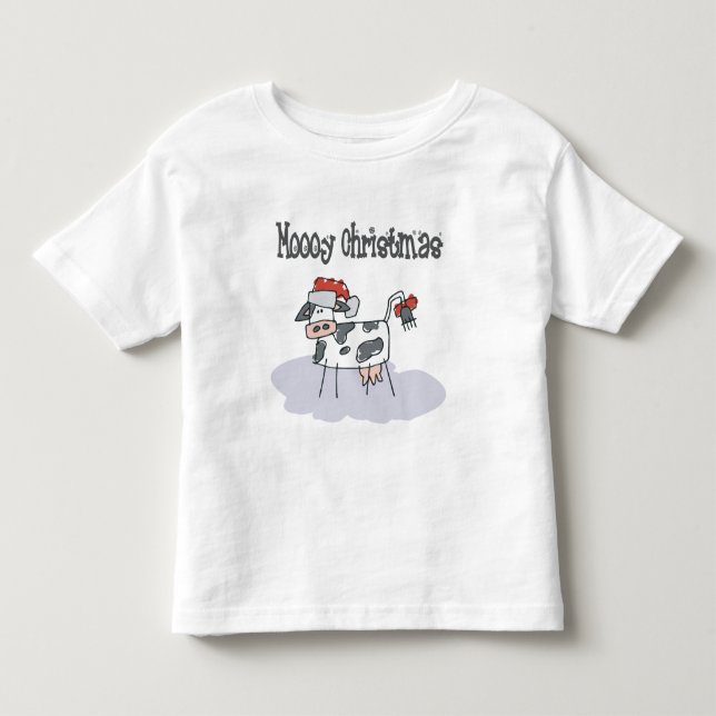 Bebé Camiseta de la camiseta del navidad de Moooy (Anverso)