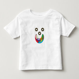 Bebé Camiseta de la cara del payaso de los niños