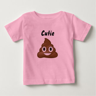 Bebé Camiseta de la emoji de Cutie Poo