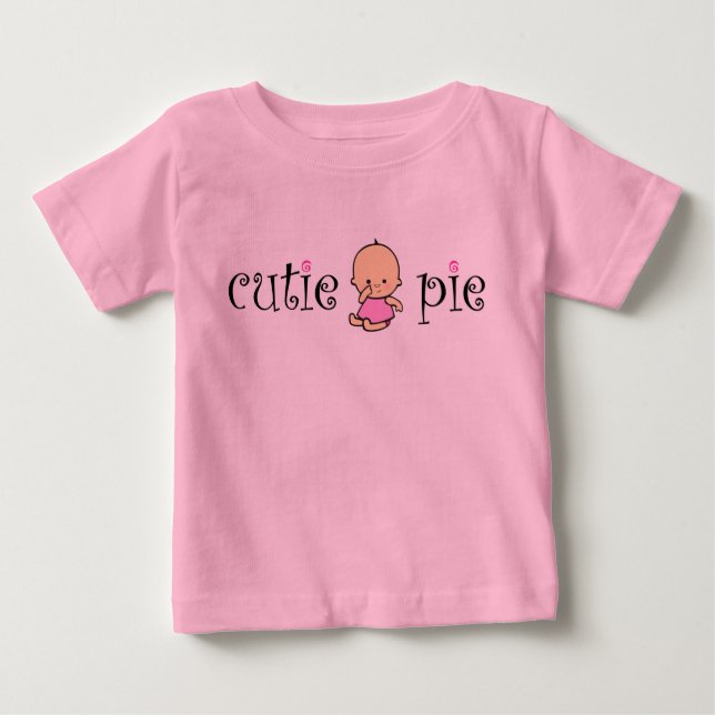 Bebé Camiseta de la empanada de Cutie (Anverso)