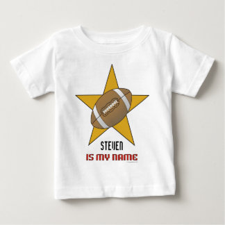 Bebé Camiseta de la estrella del fútbol del niño