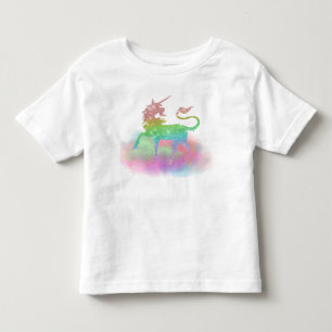 Bebé Camiseta de la fantasía del unicornio del arco