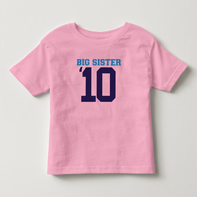 Bebé camiseta de la hermana mayor 2010 (Anverso)