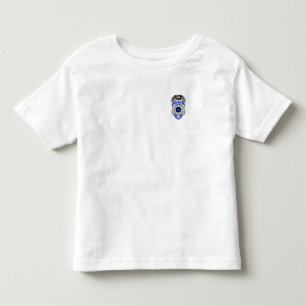 Bebé Camiseta de la insignia del policía