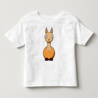Bebé Camiseta de la llama del dibujo animado de los
