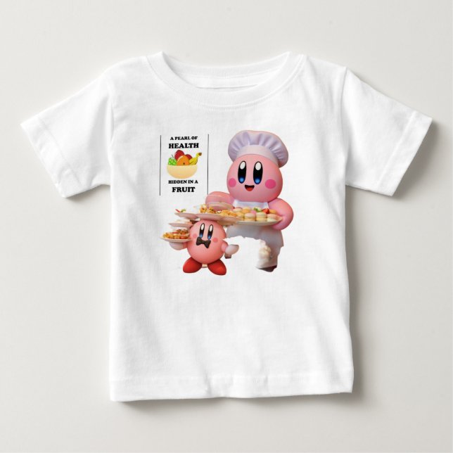 Bebé Camiseta de la mañana saludable (Anverso)
