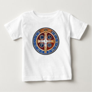 Bebé Camiseta de la medalla del exorcismo del St.